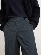 Paul Smith - Checked Wool-Blend Seersucker Shorts - Gray