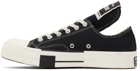 Rick Owens Drkshdw Black Converse Edition Drkstar Lo Sneakers