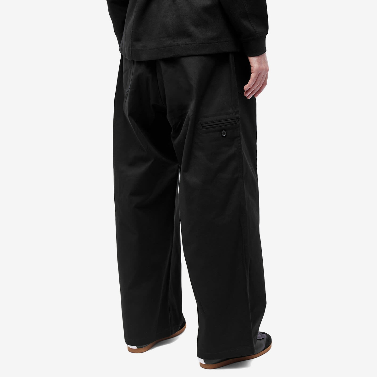 Y-3 M CANVAS WORKWEAR CROPPED PANTS ブラック Y-3 - Y-3 GRAPHIC WORKWEAR PANT 'BLACK' - VegNonVeg