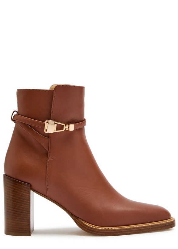 Photo: Gabriela Hearst Nina Leather Ankle Boots Tan