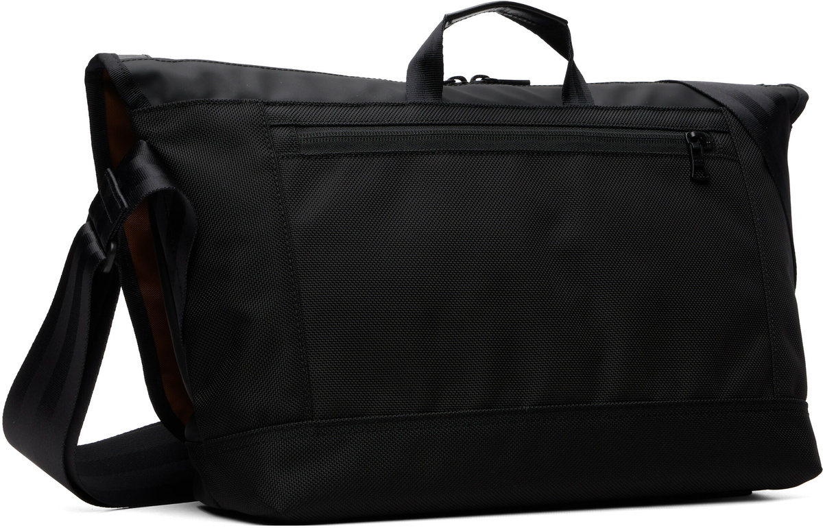 master-piece Black Slick Messenger Bag