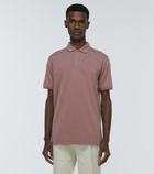 Loro Piana - Cotton and silk piqué polo shirt