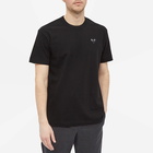 Comme des Garçons Play Men's Basic Logo T-Shirt in Black/Black