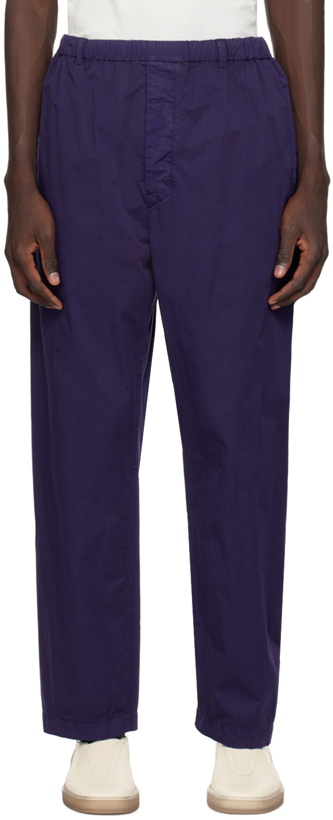 Photo: LEMAIRE Blue Relaxed Trousers