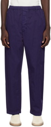 LEMAIRE Blue Relaxed Trousers