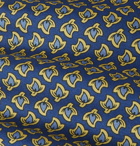 E.MARINELLA - 8.5cm 1934 Archive Printed Silk Tie - Blue