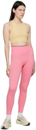 Outdoor Voices Pink Seamless 7/8 Leggings