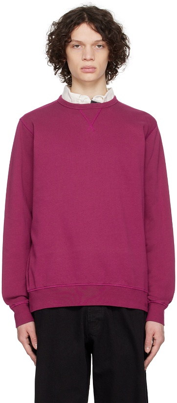 Photo: Pop Trading Company Pink Crewneck Sweatshirt