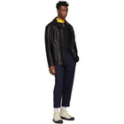 Acne Studios Black Leather Lance Jacket