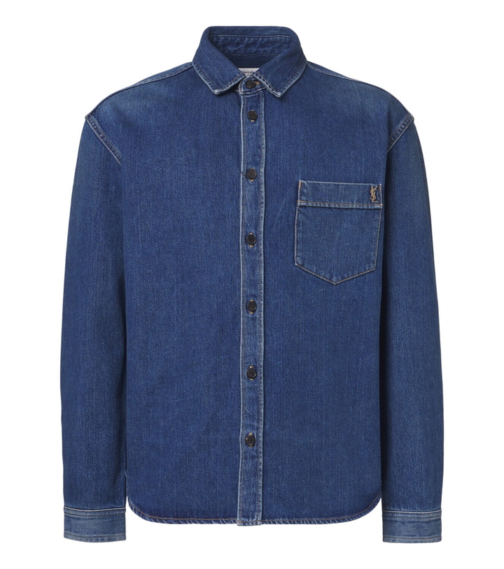 Photo: Saint Laurent Cassandre denim shirt