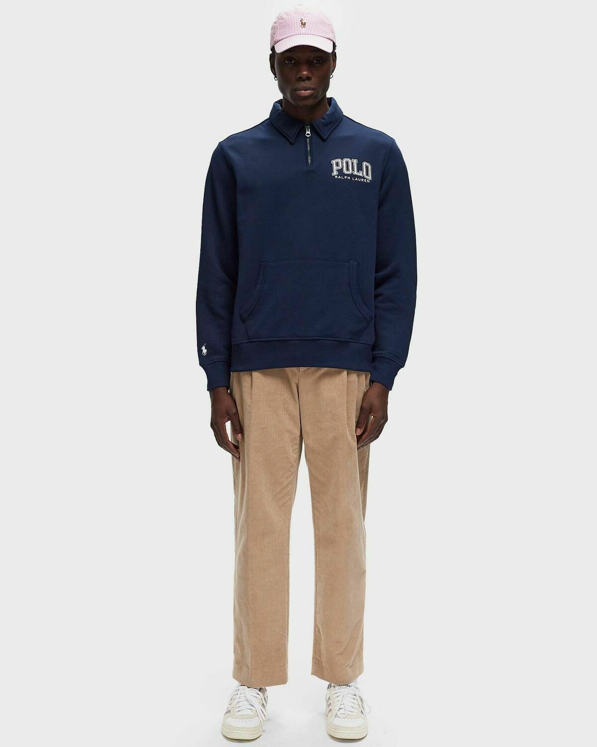 Polo Ralph Lauren Long Sleeve Sweatshirt Blue Half Zips Polo Ralph