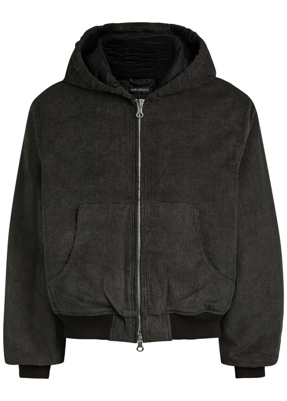 Photo: Our Legacy Bank Quilted Corduroy Jacket Dark Brown