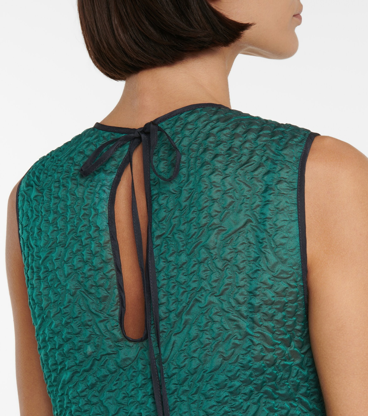 Victoria Victoria Beckham - Silk-blend cloqué minidress