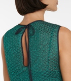 Victoria Victoria Beckham - Silk-blend cloqué minidress