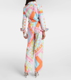 Pucci Vivara printed cotton wide-leg pants