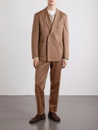 Barena - Double-Breasted Virgin Wool-Gabardine Suit Jacket - Brown