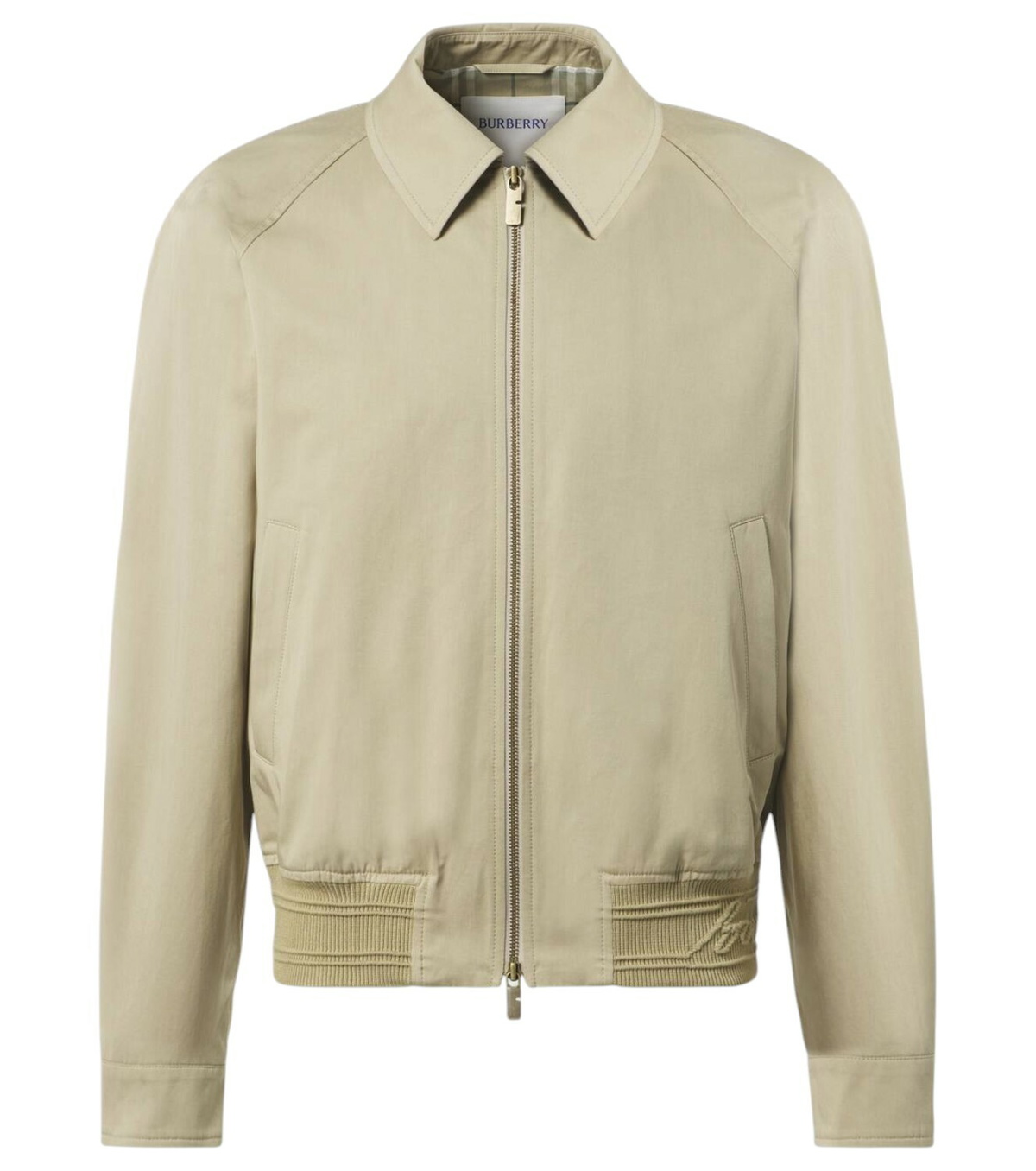 BURBERRY - Jacket With Logo Burberry