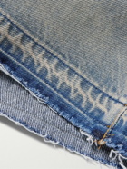 AMIRI - Release Hem Straight-Leg Distressed Jeans - Blue