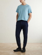 Lululemon - Licence to Train Tapered Stretch Recycled Waffle-Knit Joggers - Blue