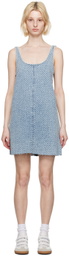 rag & bone Blue Kimmie Denim Minidress