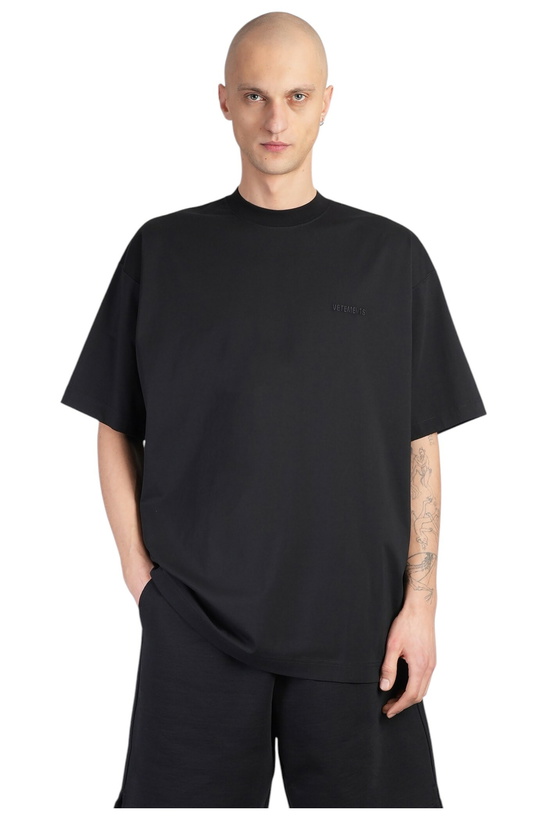Photo: VETEMENTS T-shirt In Black Cotton