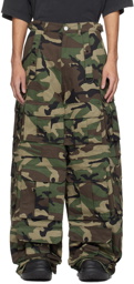 VETEMENTS Khaki Multipocket Cargo Pants