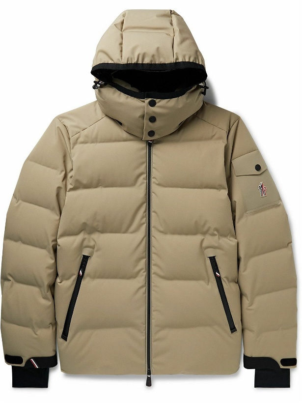 Photo: Moncler Grenoble - Montgetech Quilted Hooded Down Ski Jacket - Neutrals