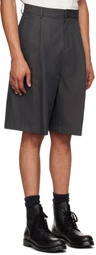 LE17SEPTEMBRE Black Side Pocket Shorts