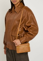 Saint Laurent Gaby Mini Quilted Leather top Handle bag - Camel - One Size
