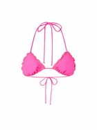 MC2 Saint Barth Woman Fluo Pink Triangle Beach Top Sagittarius