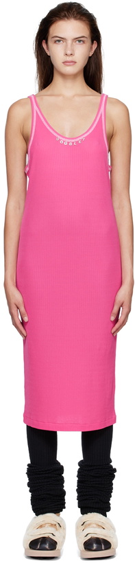 Photo: Doublet Pink Rib Minidress