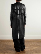 Rick Owens - Concordian Slim-Fit Leather Coat - Black