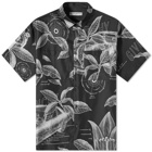 Givenchy Short Sleeve Floral Print Shirt
