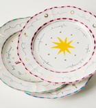 Bitossi Il Frutto della Passione set of 4 porcelain dinner plates