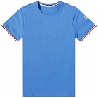 Moncler Men's Arm Logo Classic T-Shirt in Bluette