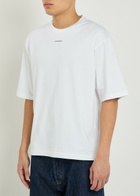 Dolce & Gabbana Logo-appliquéd Cotton T-shirt White