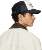 AMIRI White & Black 'Chateau Amiri' Foam Trucker Cap