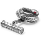 Montblanc - Snake Engraved Sterling Silver Cufflinks - Silver