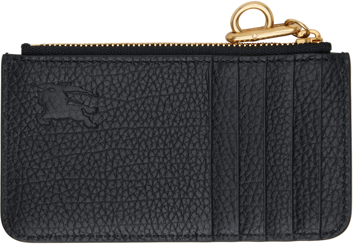 Burberry Black Rocking Horse Zip Card Holder​