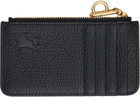 Burberry Black Rocking Horse Zip Card Holder​