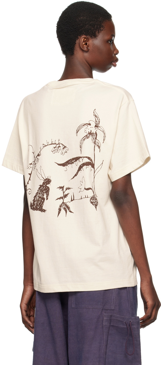Story mfg. Beige Rabbit Edition Grateful T-Shirt
