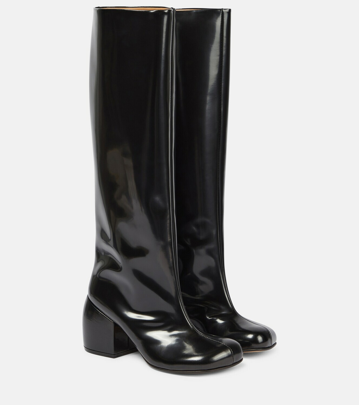 Dries Van Noten Leather knee-high boots Dries Van Noten