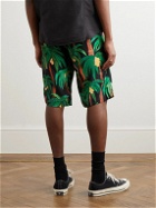 Endless Joy - Straight-Leg Printed ECOVERO™ Shorts - Green