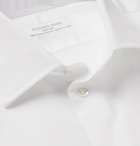 Richard James - Slim-Fit Cotton and Linen-Blend Shirt - White