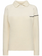 VICTORIA BECKHAM - Collar Detail Wool Sweater