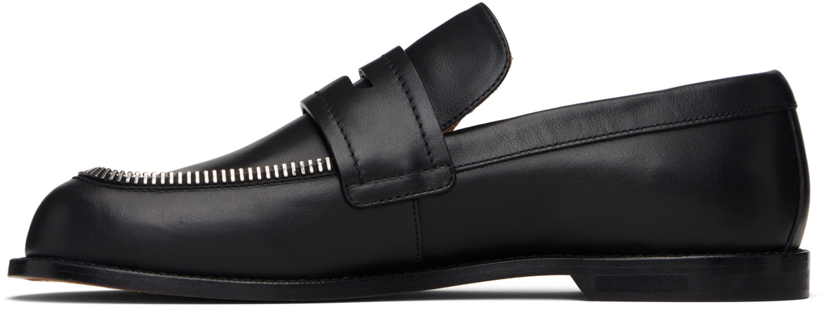 JW Anderson Black Biker Loafers