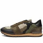 Valentino Men's Rockrunner Sneakers in Mud/Hazelnut
