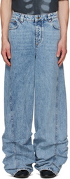 AVAVAV Blue Jessie Pleated Jeans