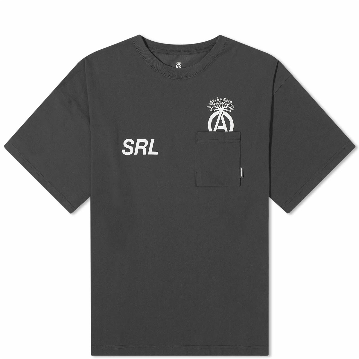 Neighborhood Men's SRL Sheltech Crew T-Shirt 2 in Black Neighborhood