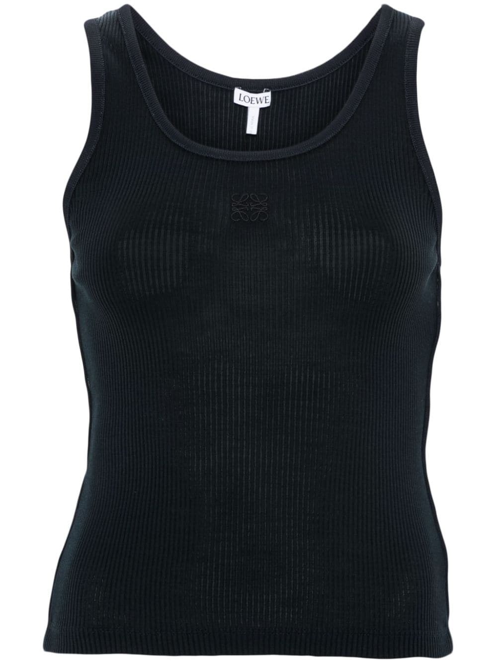 LOEWE - Logo Ribbed Tank Top Loewe